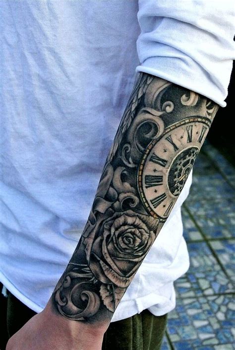 This is a physiological condition characterized by excessive bleeding due to congenital deficiency of von willebrand factor. tattoo-unterarm-sleeve-blumen-uhr | Tattoo arm mann, Tattoo ideen männer, Tattoo uhr