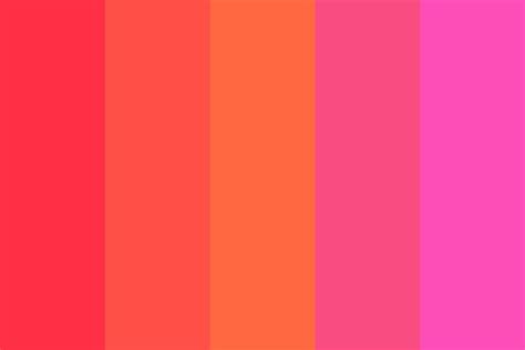 Warm Sunsets Color Palette Colorpalettes Colorschemes Design