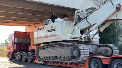 Loading And Transporting The Terex Rh30 F Excavator Sotiriadis