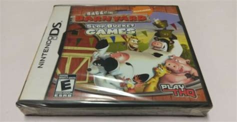 Back At The Barnyard Slop Bucket Games Nintendo Ds 2008 Nds 2ds 3ds