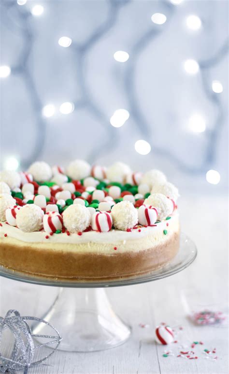 Christmas Candy Cheesecake Sprinkle Bakes