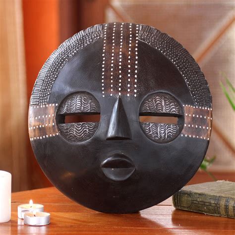 Unicef Market African Wood Mask Kokobene Luck