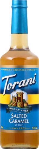 Torani Sugar Free Salted Caramel Syrup Fl Oz Frys Food Stores
