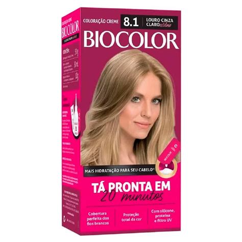 Tintura Biocolor 81 Louro Acinzentado Estiloso Comper