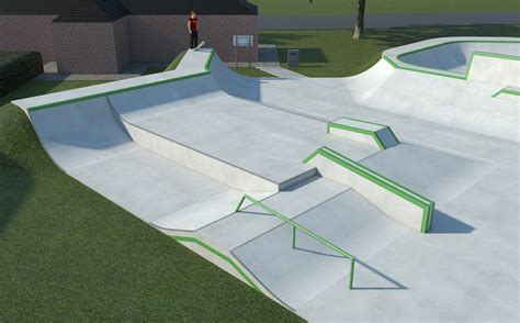 Market Drayton Skatepark Concrete Skatepark On Phoenix Bank