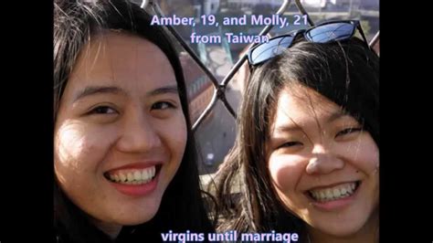 Two Virgins From Taiwan Virginity Until Marriage Is The Best For You 的两名来自台湾的处女 童贞直到结婚是最适合你