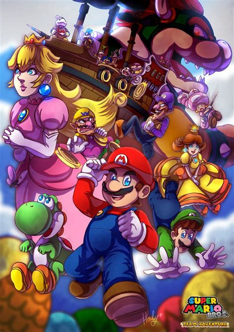 Super Mario Bros Team Adventure By Lc On