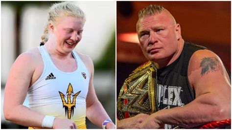 Mya Lesnar Brock Lesnars Daughter Sets Impressive Shot Put Record In