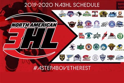 Na3hl Releases 2019 20 Regular Season Schedule North American Tier