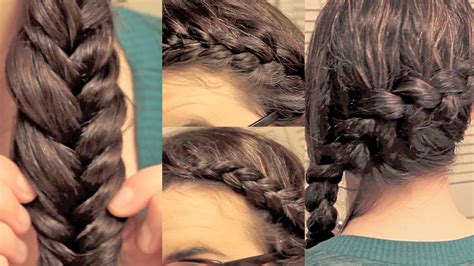 Wet hair is really heavy and expands at least 15 times more than when it's dry. LEARN TO BRAID YOUR OWN HAIR || Fishtail, French Braid ...
