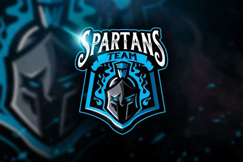 Spartans Team Mascot And Esport Logo ~ Logo Templates ~ Creative Market