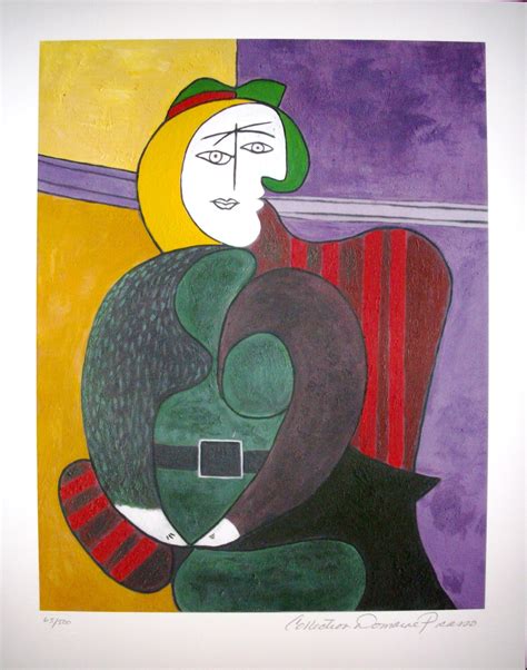 Picasso/goya/velasquez/van gough/ dali and others give me inspiration. Pablo Picasso: "The Red Armchair". 63/500 - Subasta Real ...