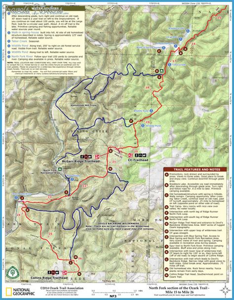 Missouri Hiking Trails Map Travelsfinderscom