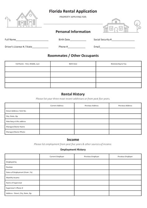 Free New York Rental Application Form Pdf And Word 2021 Version