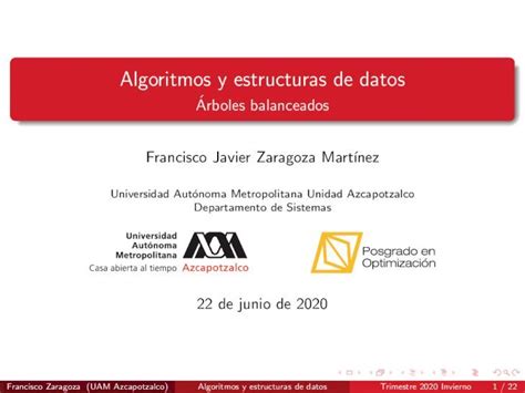 PDF Algoritmos y estructuras de datos Árboles balanceadosacademicos