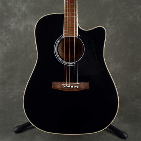 Aria AW20CE Electro-Acoustic Guitar - Black - 2nd Hand | Rich Tone Music
