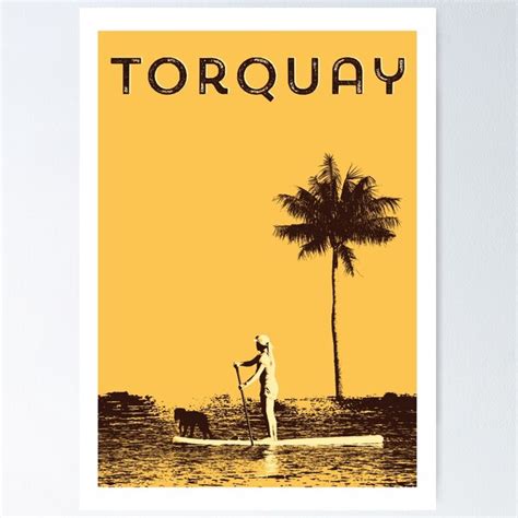 Torquay Travel Poster Size A1 A2 Poster For Sale By Aaron Kinzer