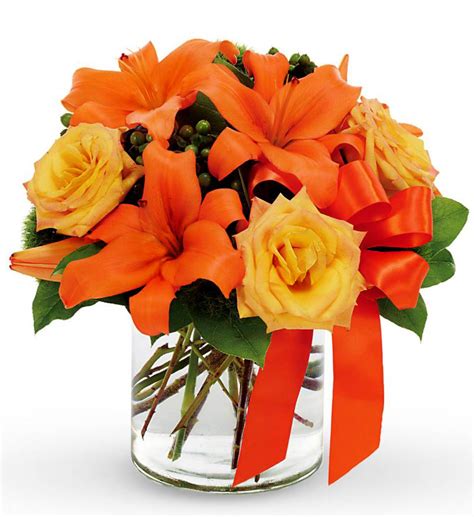 Orange Sunset Bouquet Avas Flowers Avas Flowers Affordable Flowers