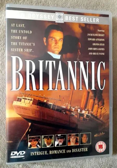 Britannic 2000 Jacqueline Bisset Titanic Film Region 2 Uk Dvd Excel