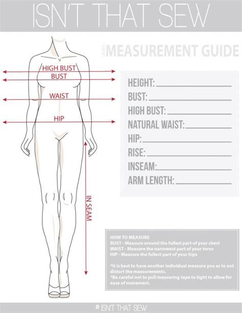 Pattern Making Basics How To Take Body Measurements Sewing Measurements Sewing Techniques