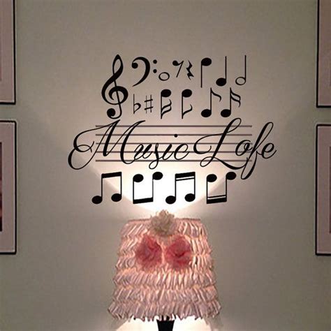 Wall Decals Music Lofe Decal Vinyl Sticker Notes Treble Clef Decor Home