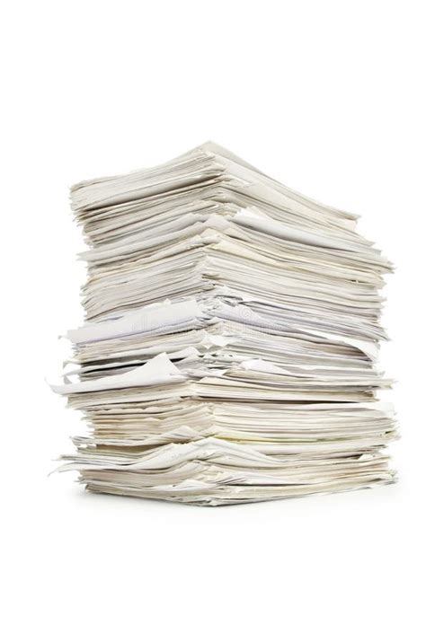 Pile Of Papers Stock Image Image Of Paper Bureaucracy 26632141
