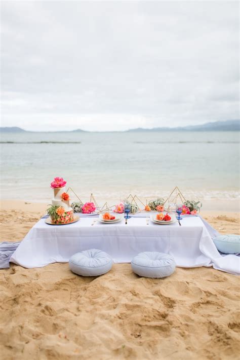 Relaxed Hawaiian Wedding Popsugar Love And Sex