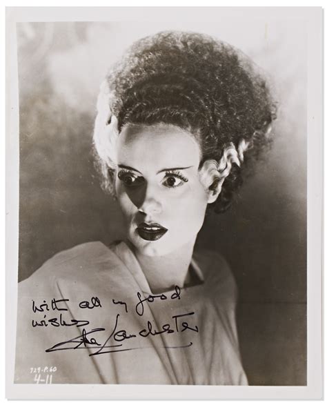 Sell Or Auction Your Elsa Lanchester Bride Of Frankenstein Photo Signed