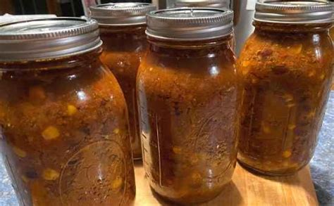 Canning Homemade Chili With Meat Gently Sustainable