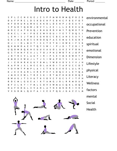 10 Best Wellness Word Search Puzzle Printable Printablee Com Rezfoods