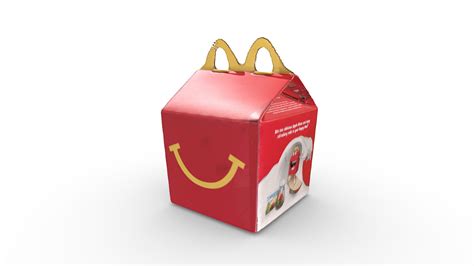 Mcdonalds Happy Meal Box Buy Royalty Free 3d Model By Chrisprice