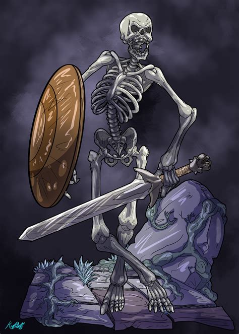 Skeleton Warrior By Kantoart On Itaku