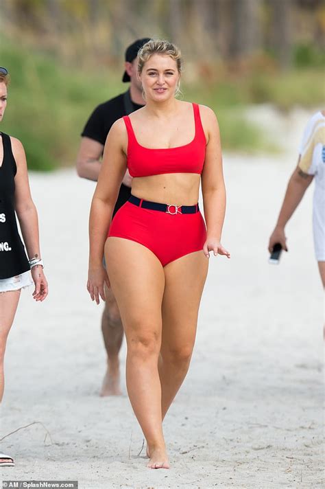 Iskra Lawrence Displays Sizzling Curves In Five Different Bikinis In