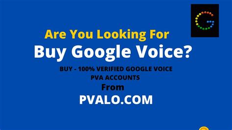 Google Voice Pva Accounts Youtube