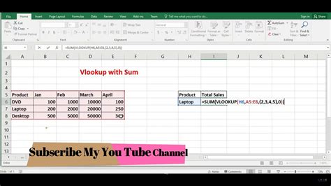 Using the if and or functions in microsoft excel in this article, we will learn to apply multiple conditions in a single formula using or and and function with the if function. How to use Vlookup with Sum in Excel - YouTube