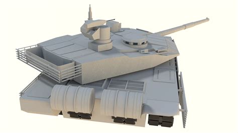3d Model T90 Ms Battle Tank