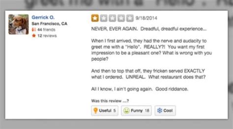 Yelp Reviews That Will Make You Lose Faith In Humanity Lifedaily