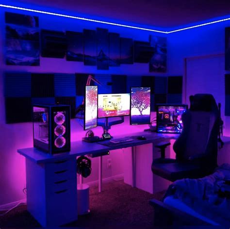 Nice Gaming Zone Setup With Epic Design Ideas Best Gaming Room Setup