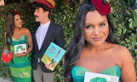Mindy Kaling Poses In Outfit Inspired By The Very Hungry Caterpillar