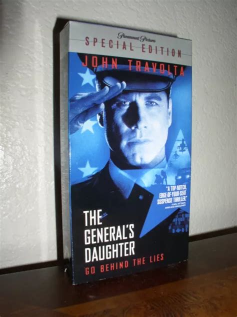 THE GENERAL S DAUGHTER Starring John Travolta VHS 2000 Special