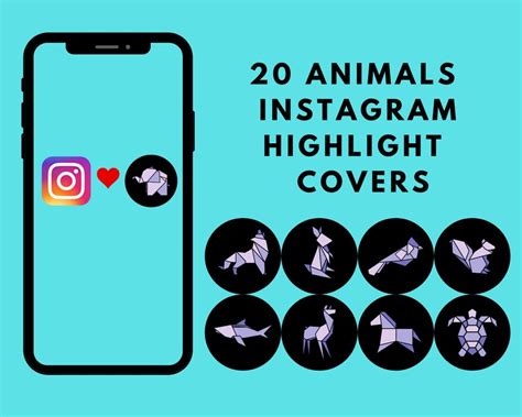 20 Animals Instagram Highlight Covers Instagram Stories Highlight