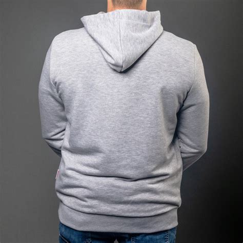 Arsenal Inc Hoodies Gray Cotton Poly Relaxed Fit Graphic Pullover