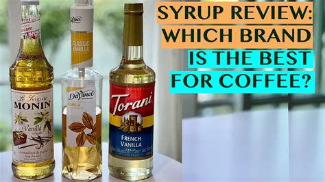 Which Vanilla Syrup Is The Best For Coffee Drinks Moninda Vinci