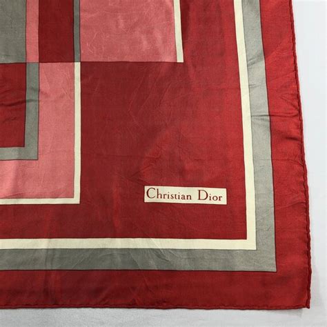 Vintage Christian Dior Silk Scarf Christian Dior Shaw Gem