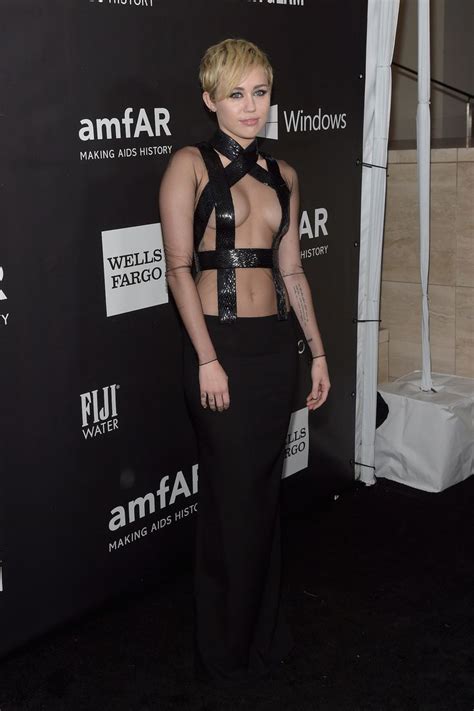 Stars Show So Much Skin At Amfars La Gala Miley Cyrus Miley