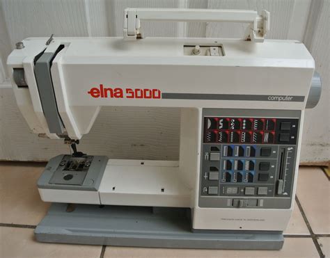 Elna 5000 Computerised Sewing Machine With Embroidery Or Decorative