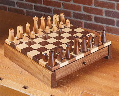 Chess Board Woodworking Project Woodsmith Plans