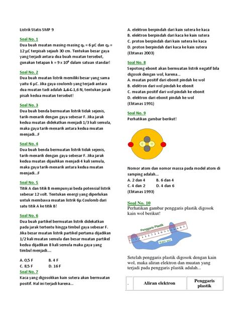 Soal Tentang Listrik Statis Homecare24