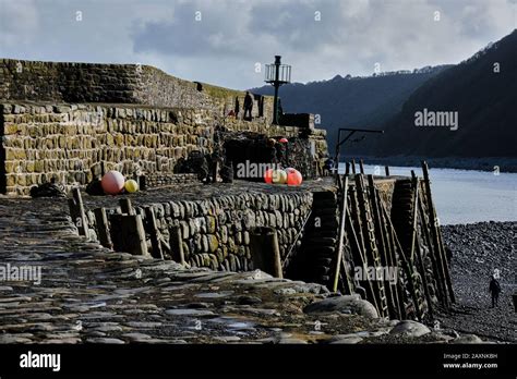 Pictured Is Clovelly A Harbour Village In The Torridge District Of