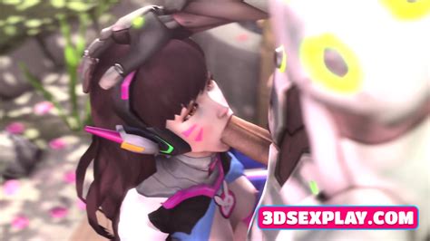 Dva From 3d Game Overwatch Gets Thumped By A Big Long Dick Eporner